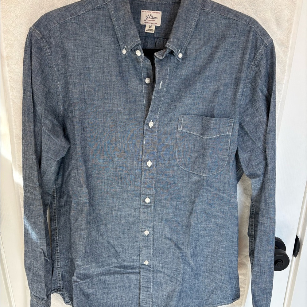 J.Crew Chambray Shirts Bundle of 2 (1-Year & 5-Year Wash) – Medium Slim Fit EUC - Picture 2 of 11